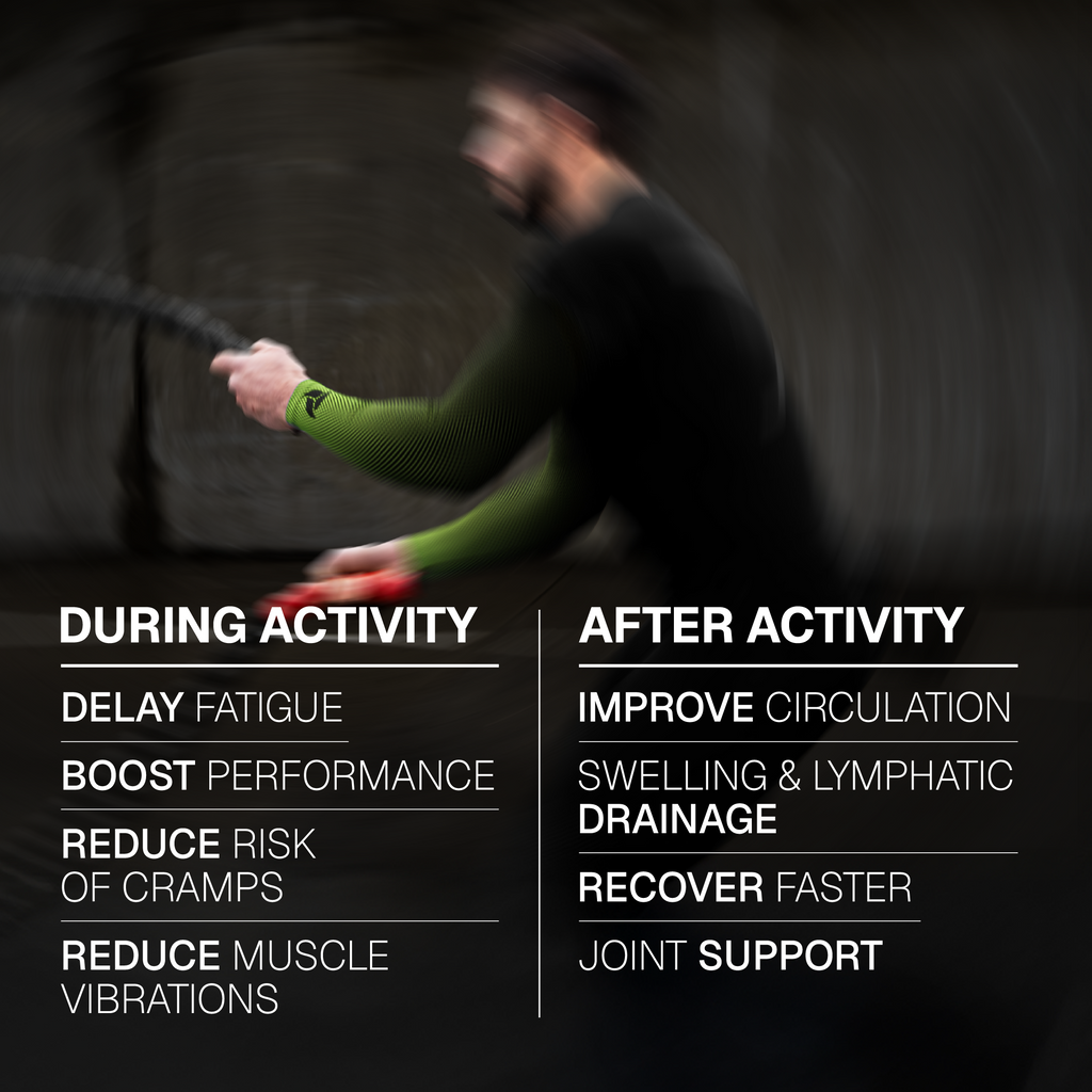 Adaptive Recovery Compression Arm Sleeves